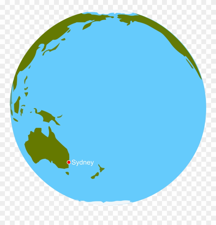 Rotation And Day Welcome - Asia Pacific Map Vector Clipart