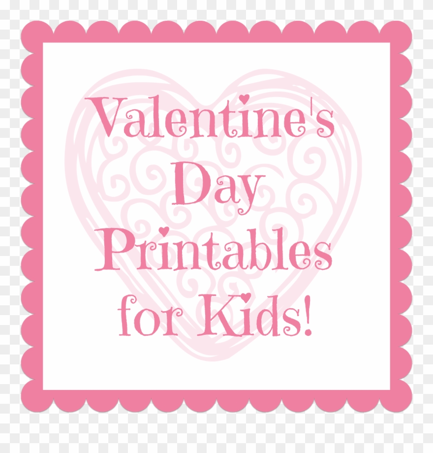 Valentine's Day Printables For Kids - Printable Secret Santa Lists Clipart