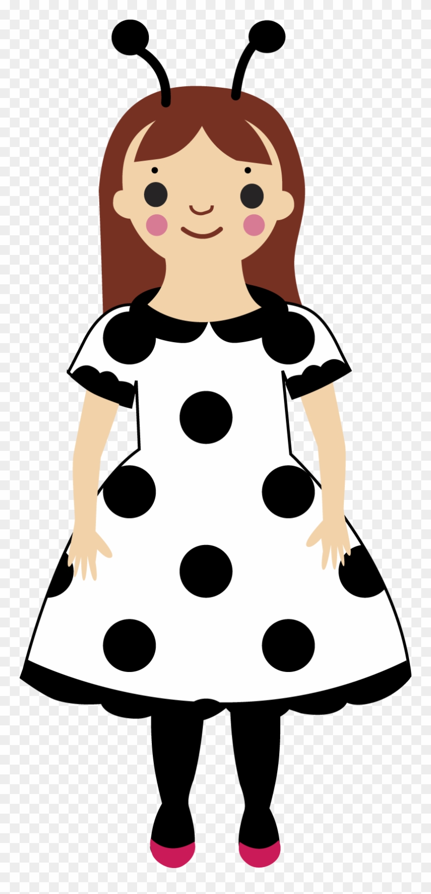 2 Borboletas & Joaninhas - Ladybird Beetle Clipart