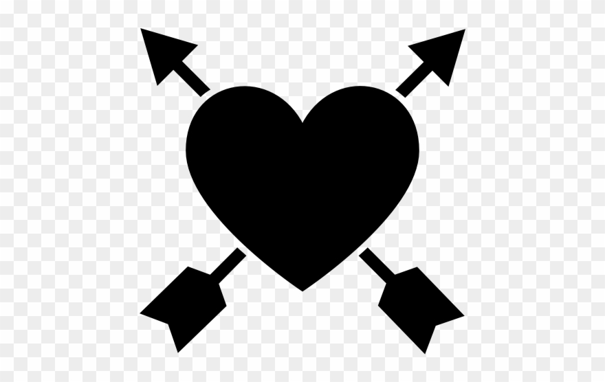 Love With Arrows Svg Clipart