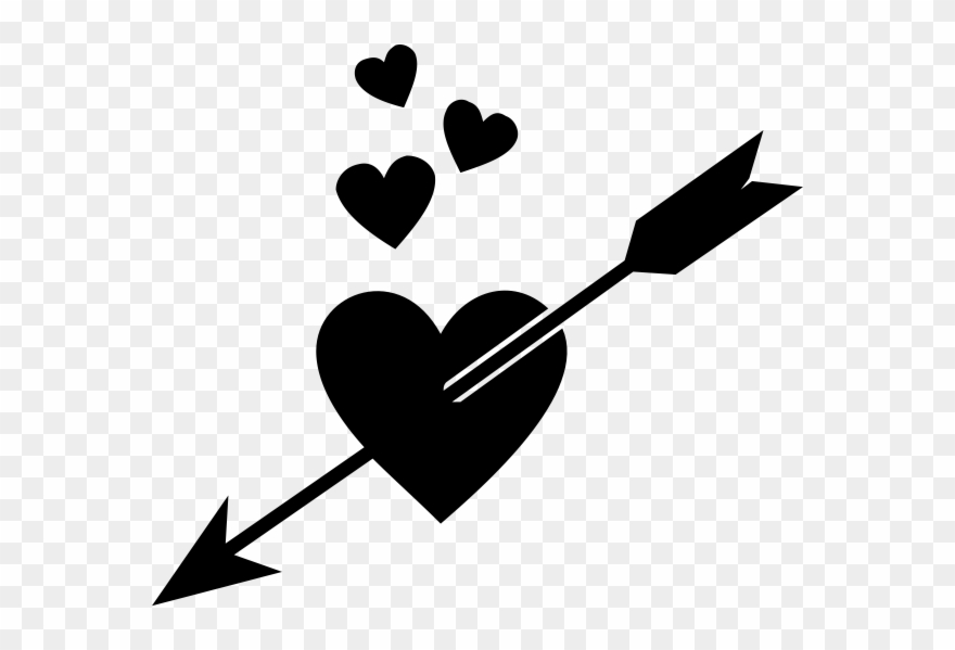 Download Heart Arrow Rubber Stamp Dil With Arrow Clipart 1157990 Pinclipart