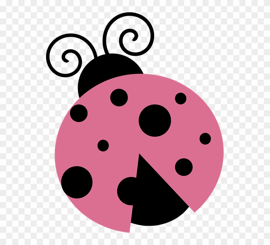 Lady Beetle Clipart Valentine - Clip Art Cute Ladybug - Png Download