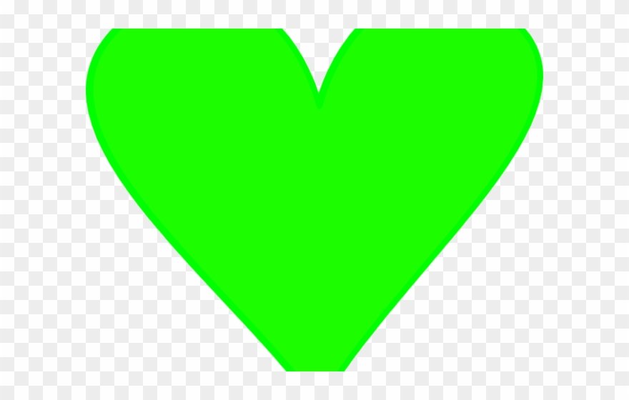 Heart Clipart Green - Heart - Png Download
