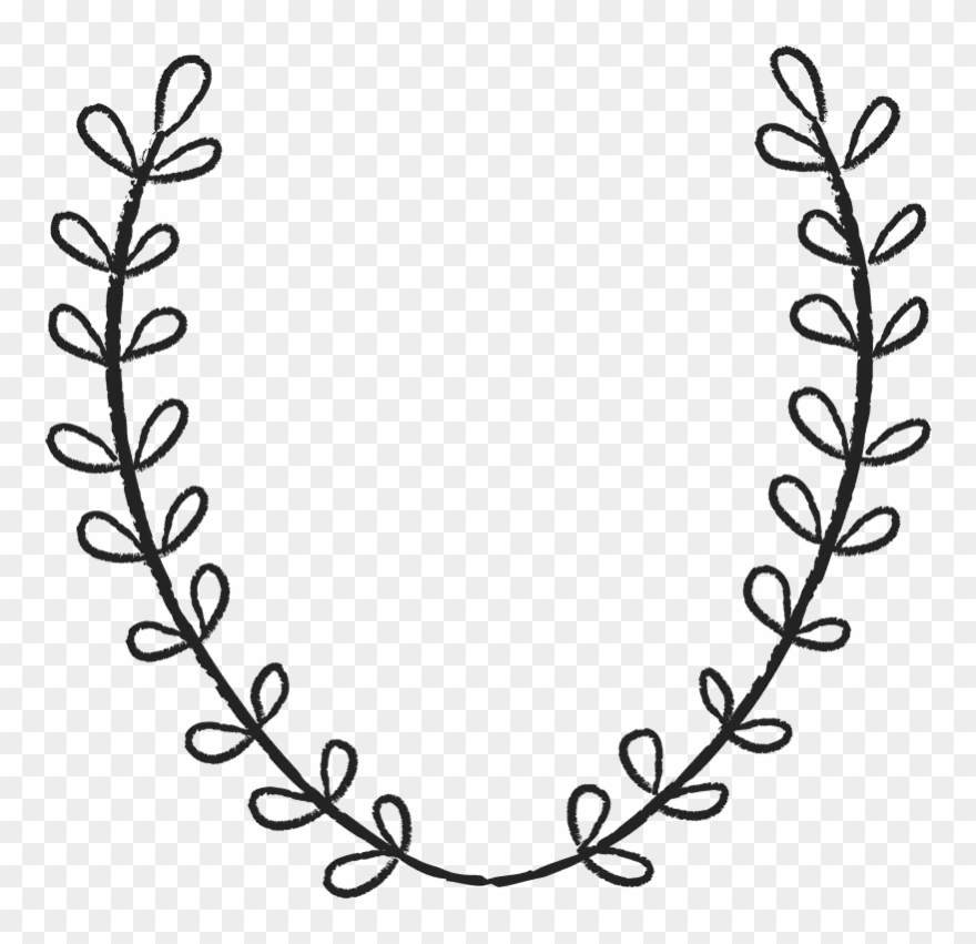 Border - Wreath Border Png Clipart