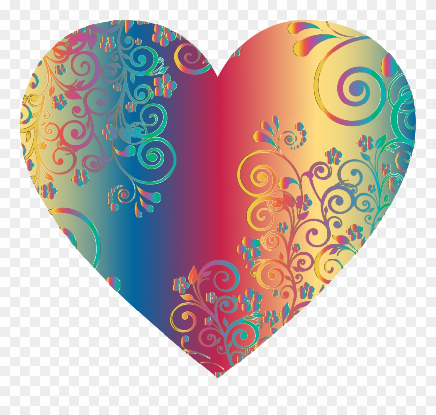 Visual Arts Heart - Clip Art - Png Download
