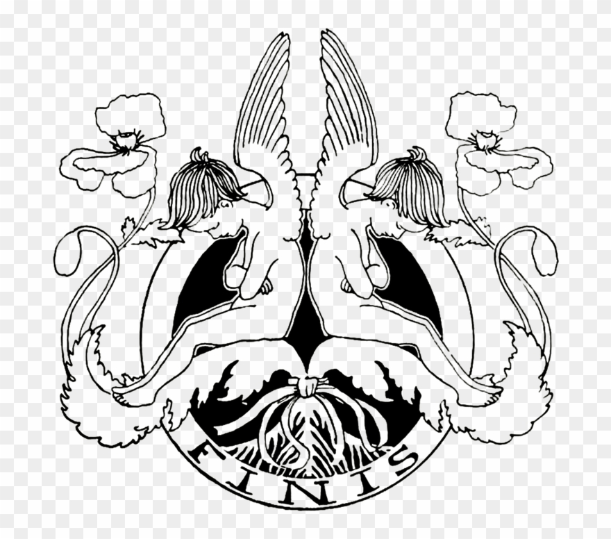 Cherub Finis - Illustration Clipart