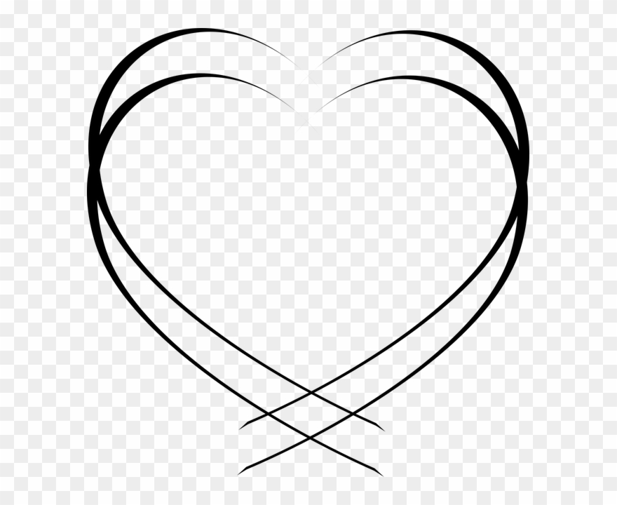 Heart Valentine Lovers Love Symbol - Heart Clipart