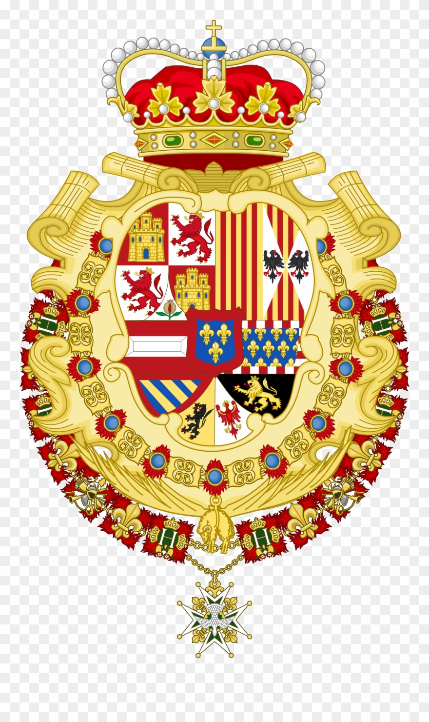 Open - Coat Of Arms Of Spain Clipart