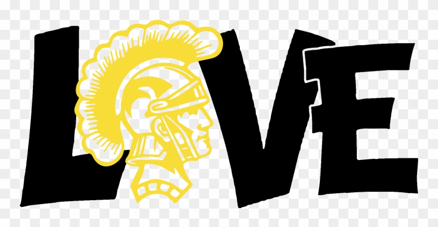 School Mascot Love T-shirts - Pottstown Trojans Logo Clipart