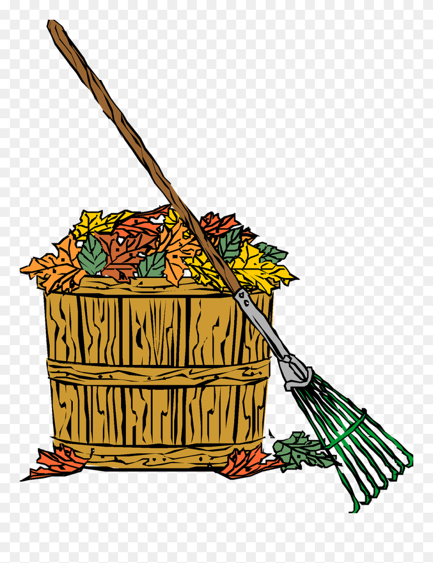 Annual Fall Yard Cleanup - Rateau Feuilles Clipart - Png Download