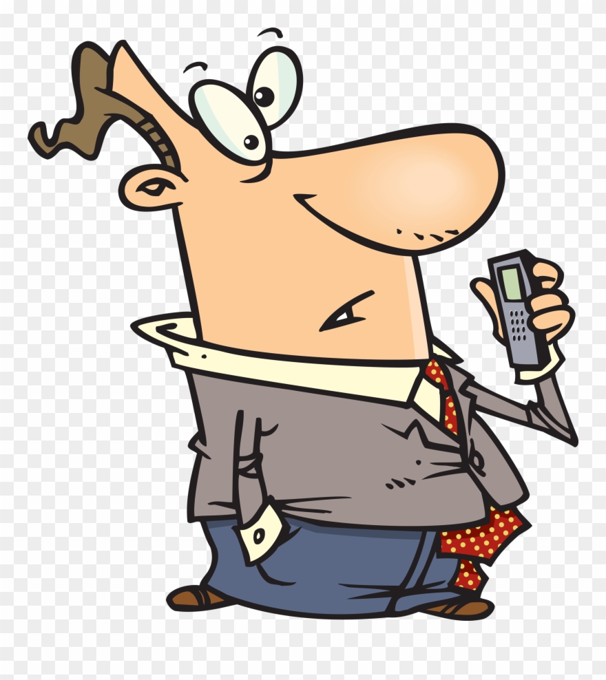 Drinking Clipart Wine Shop - Talking On Phone Cartoon - Png Download