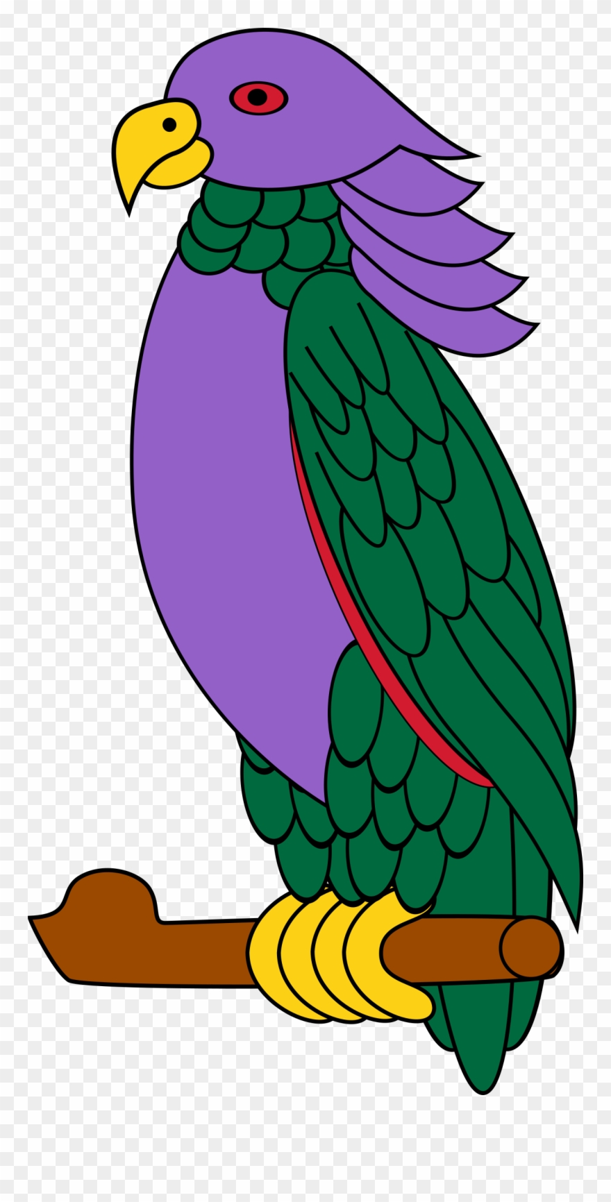 Clipart Sisserou Parrot Microsoft Office Clip Art Gallery - Bird On The Dominica Flag - Png Download