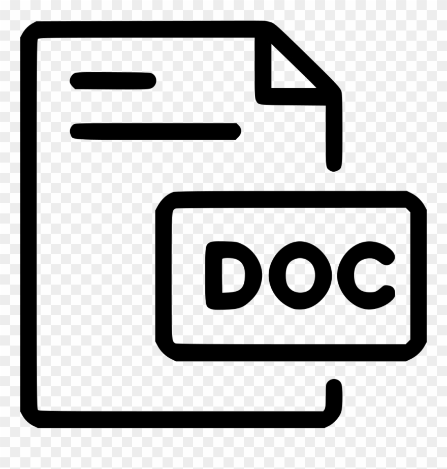 Convert Word To Png Free Download - Document Pdf Icon Png Clipart