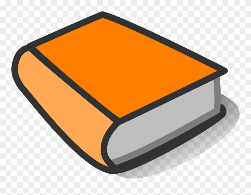 Free Vector Graphic - Book Clip Art Orange - Png Download