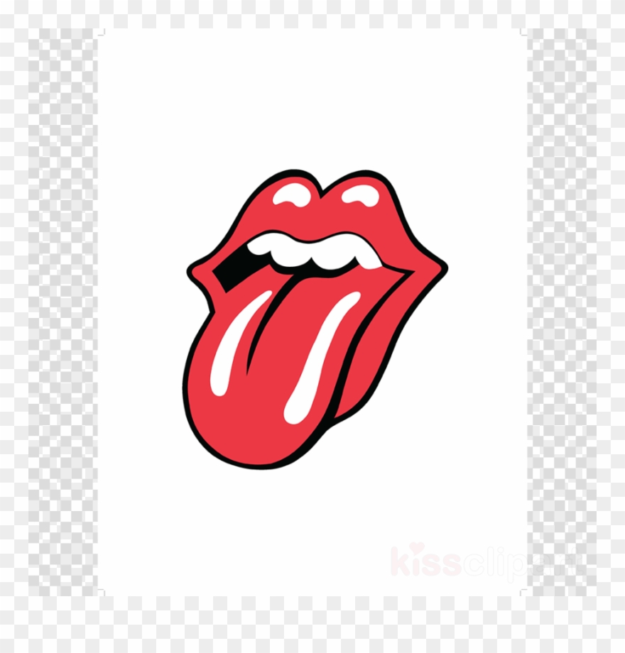 Rolling Stones Logo Clipart The Rolling Stones Logo - Rolling Stones Sticker - Png Download