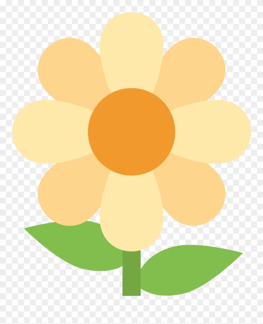 Sunflower Cartoon 15, Buy Clip Art - Floral Design - Png Download