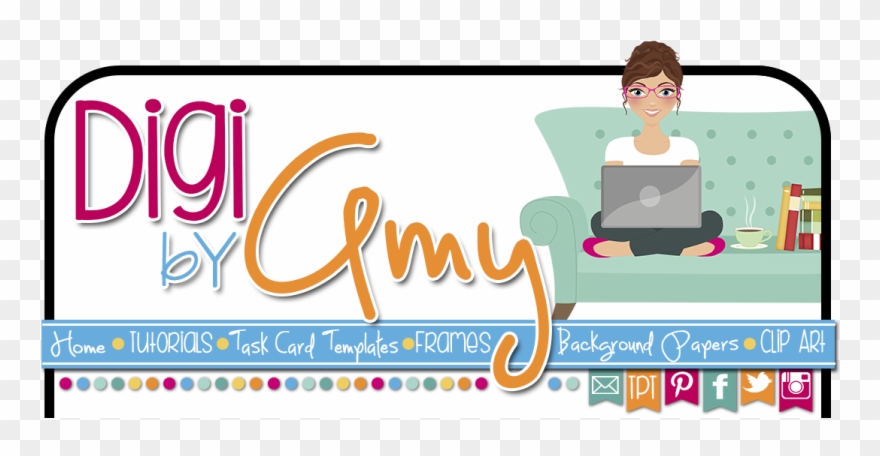 Digi By Amy - Sitting Clipart