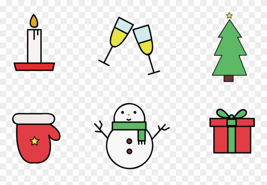 Free Christmas Vector Icon Pack - Christmas Icon Clipart