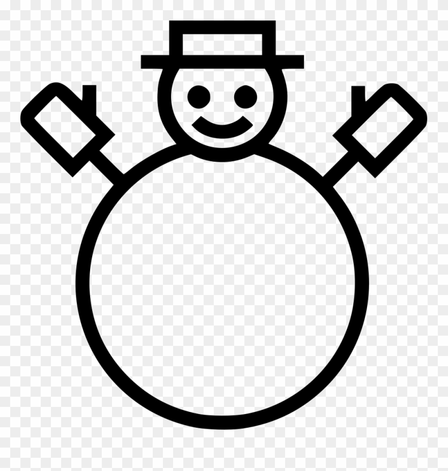 Christmas Snowman Comments - Icon Skill Clipart