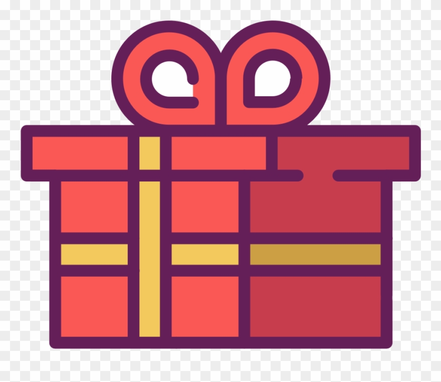 Red And Yellow Christmas Present Clip Art - Free Clip Art Christmas - Png Download