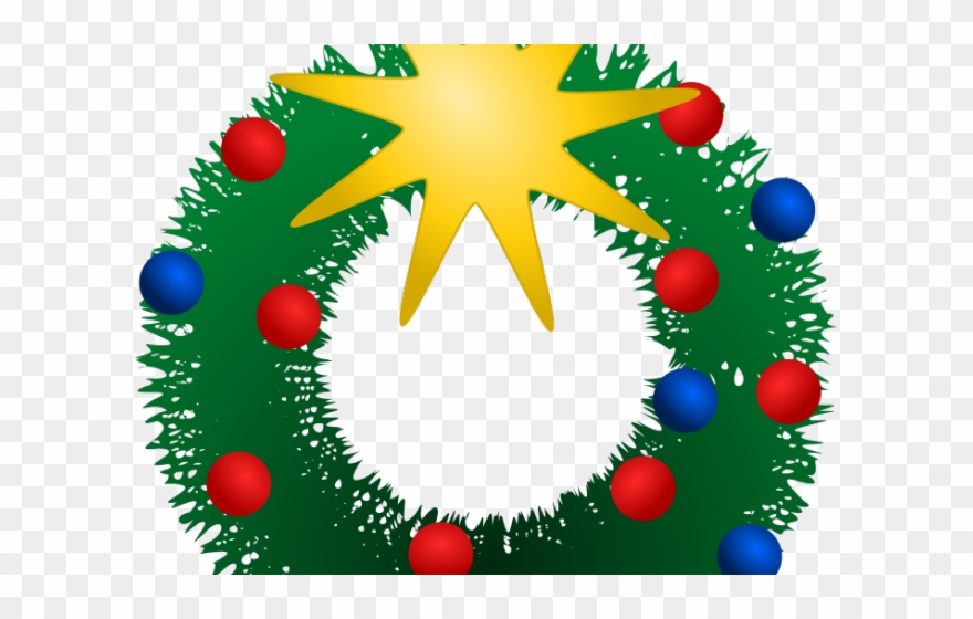 Christmas Wreaths Clipart - Festive Clip Art - Png Download