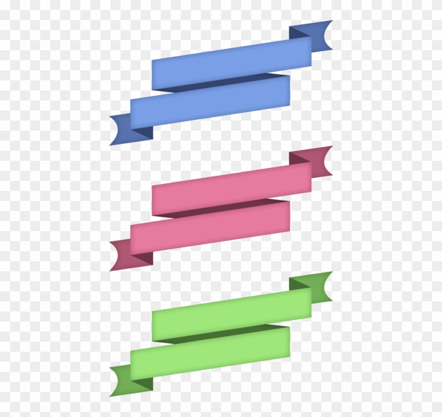 Banner Angle Color - Clip Art - Png Download