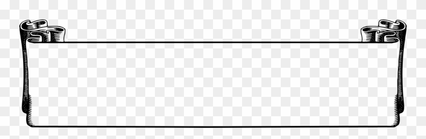 Banner Computer Icons Information Black And White - Clip Art Banner Ribbon - Png Download