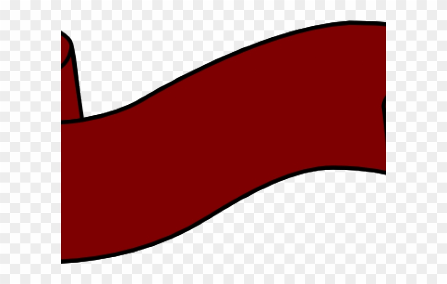 Scroll Clipart Ribbon - Png Download