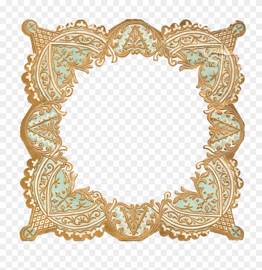 Digital Craft Supply Frame Border Decorative Paper - Decoration Frame Border Png Clipart