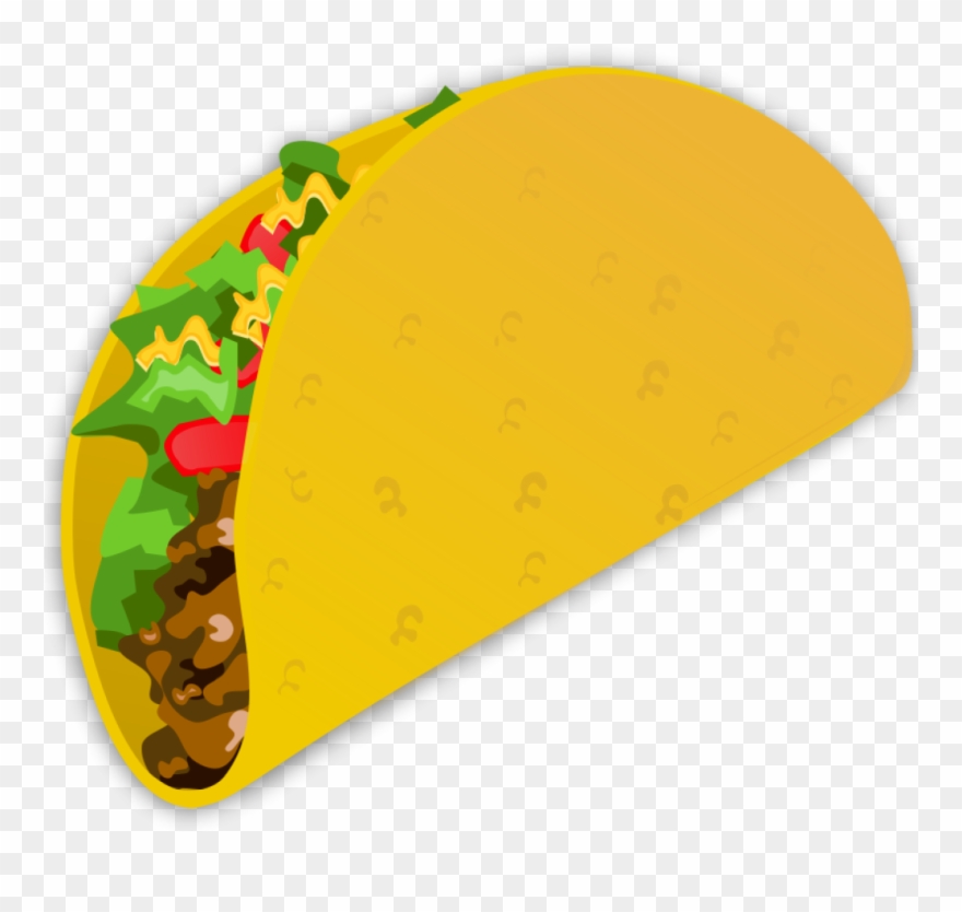 Taco Clipart Taco20clipart Stickers Pinterest Clipart - Transparent Background Taco Clipart - Png Download