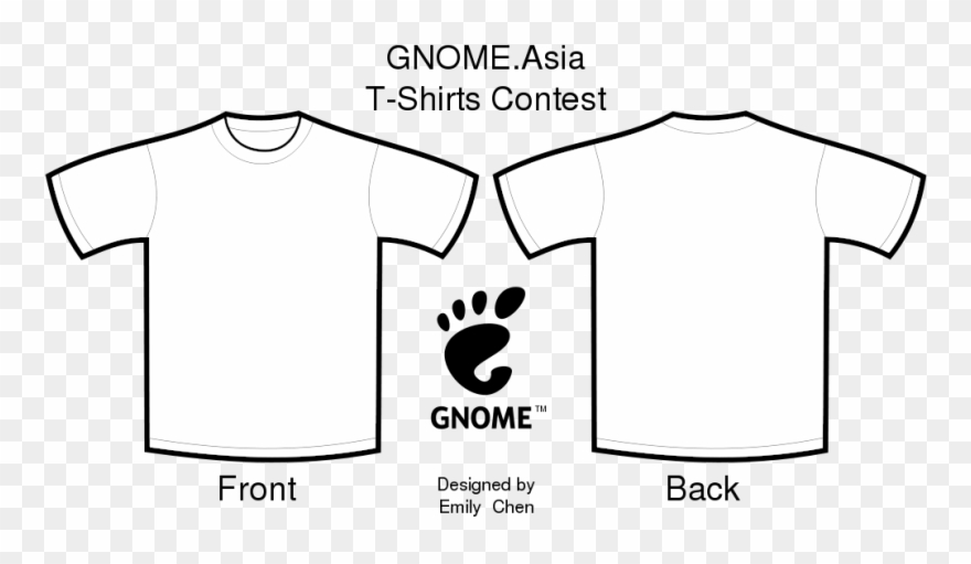 Blank T-shirt Outline - Polo Shirt Vector Free Download Clipart