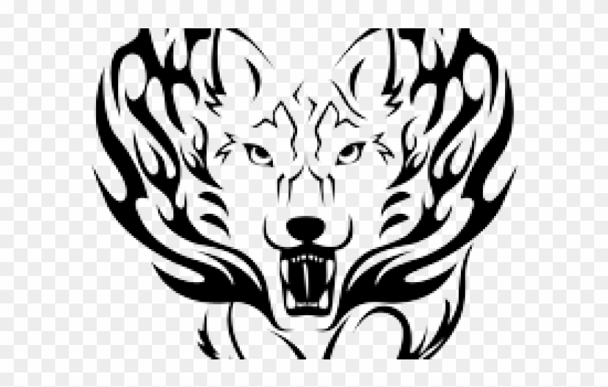 Lion Tattoo Clipart Hd Wallpaper - Vinyl Decals For Car Hood Wild Animal Tribal Flaming - Png Download