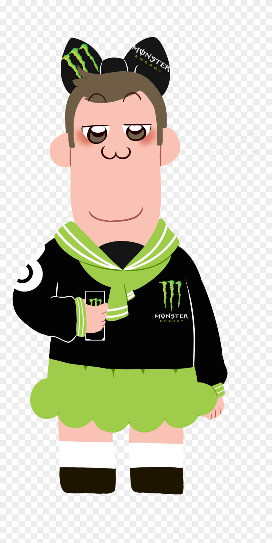 Admiralayaya Clap Pls Make This An Emote - Monster Energy Clipart