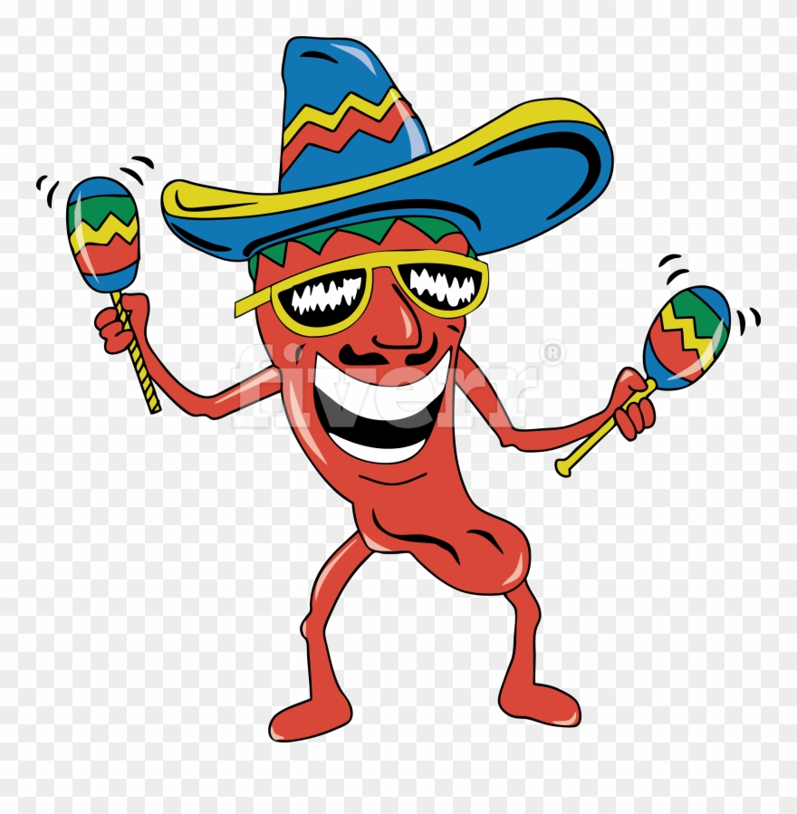 Mexico Square Sticker 3" X 3" Clipart