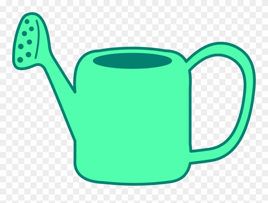 Hawaiian Luau Border Clipart - Clipart Watering Can Cartoon - Png Download