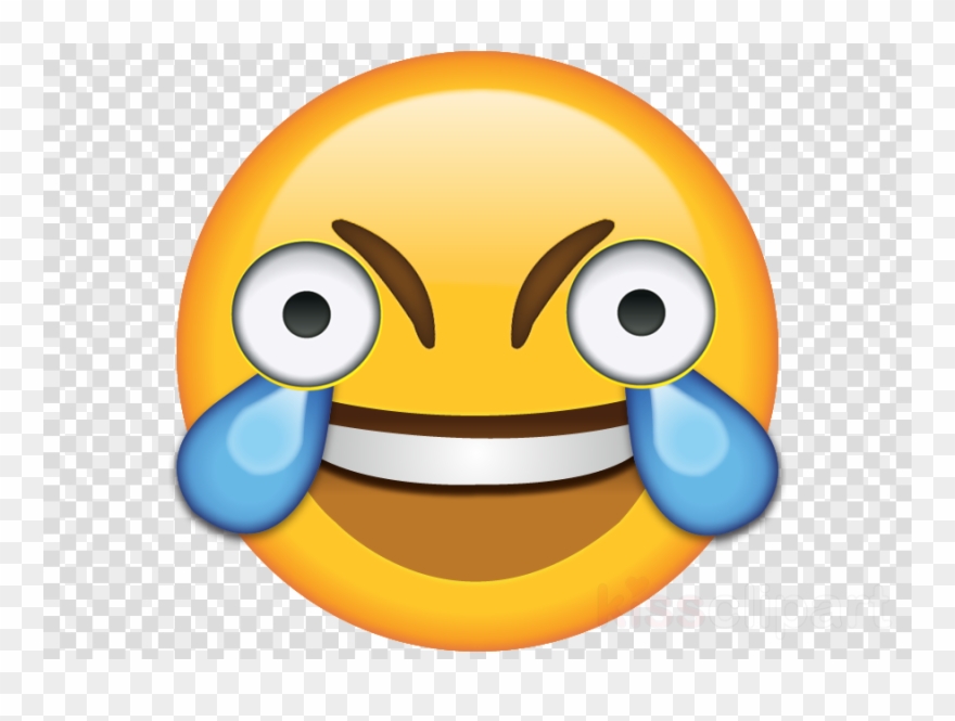 Crying Laughing Emoji Clipart Face With Tears Of Joy - Open Eyed Crying Emoji - Png Download