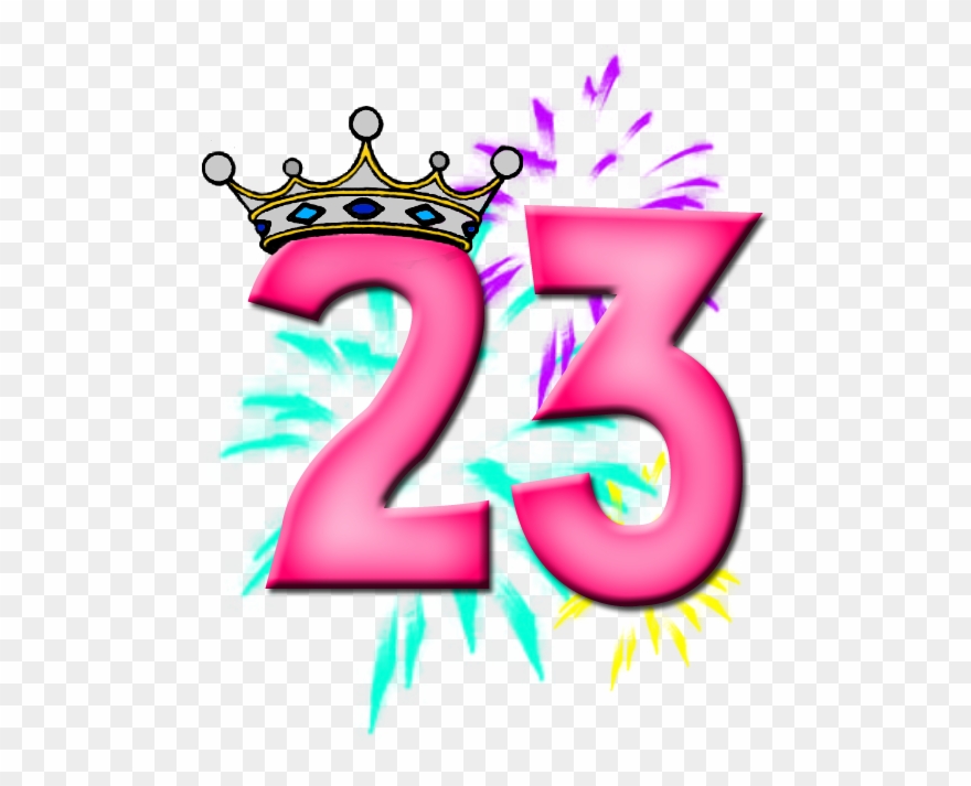 Happy Birthday To Me Today Is My 23rd Birthday I Was - 23 August My Birthday Clipart