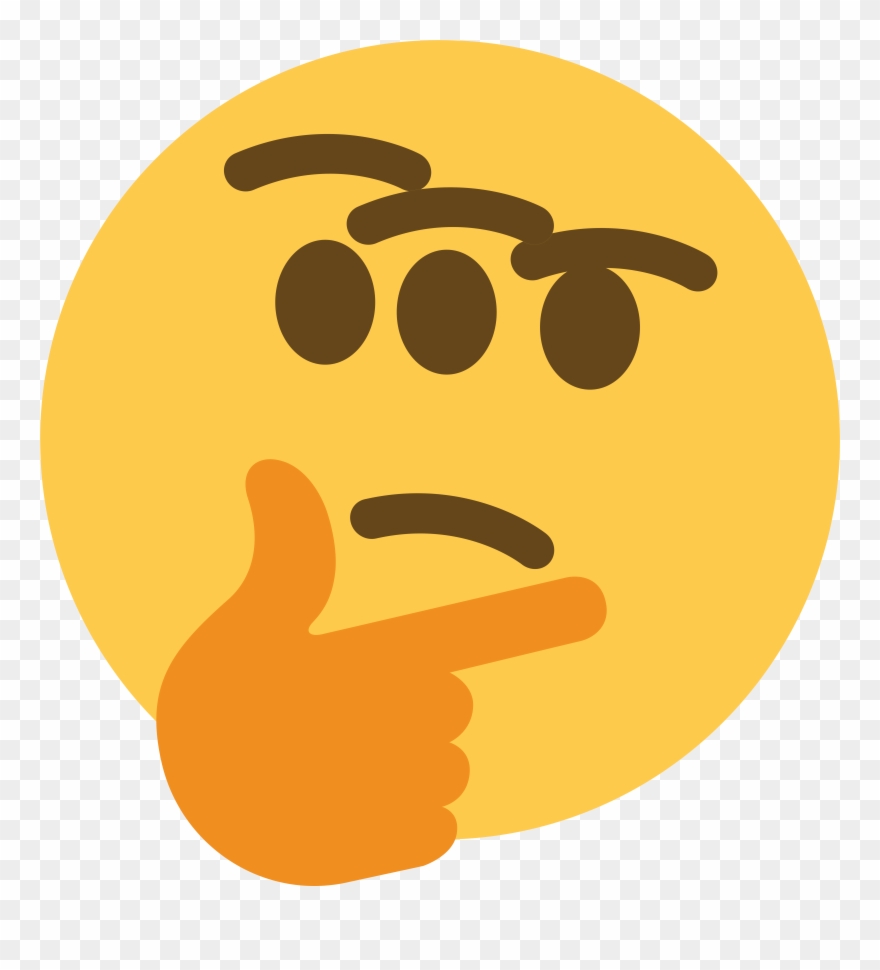A Three Eyed Thinking Emoji I Made Clipart