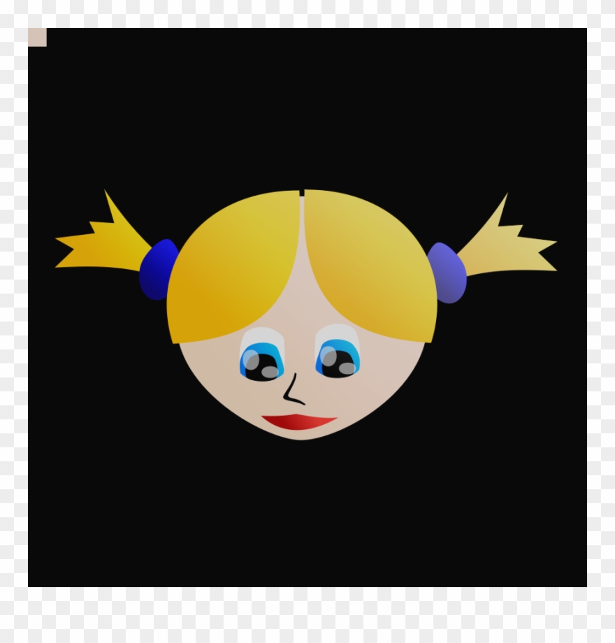 Girl Face Girl Smiley Face Clipart Free Images 4 Free - Painting - Png Download