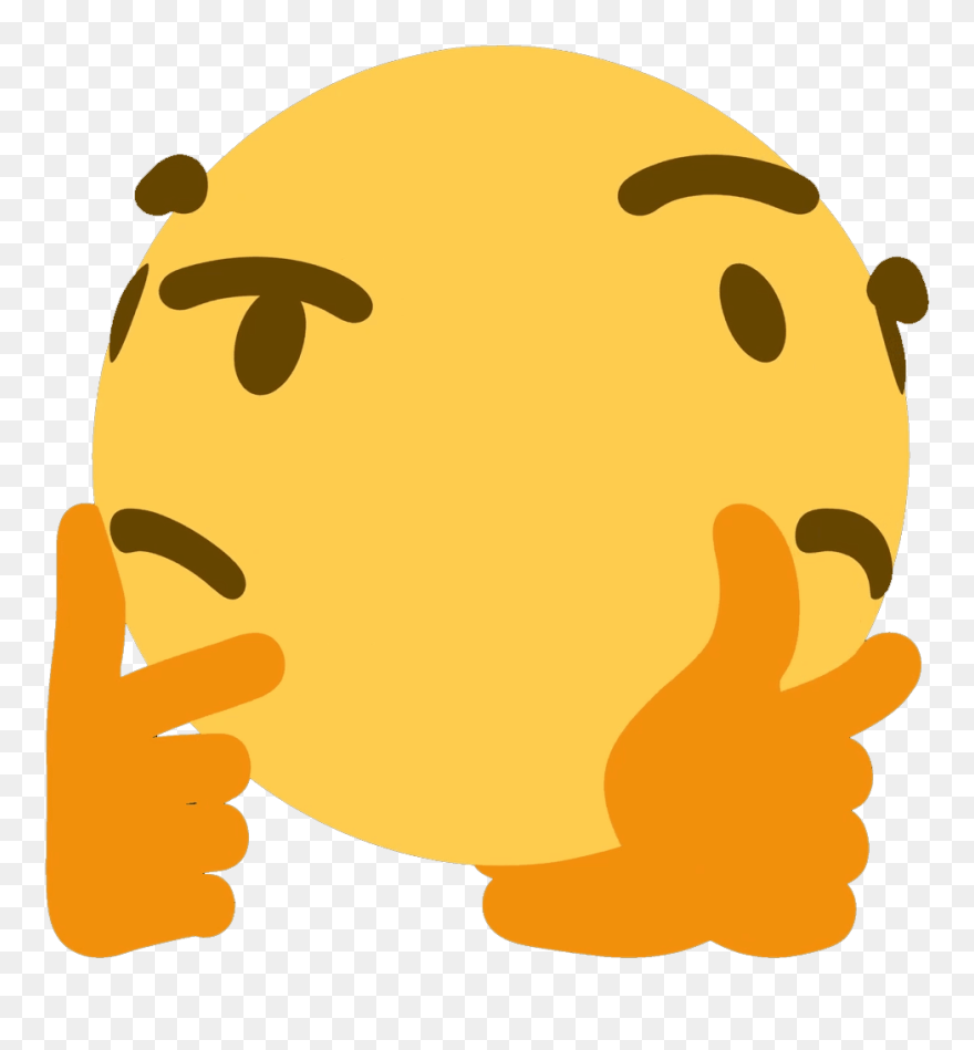 Pin Thinking Emoji Clip Art - Really Makes You Think Gif - Png Download