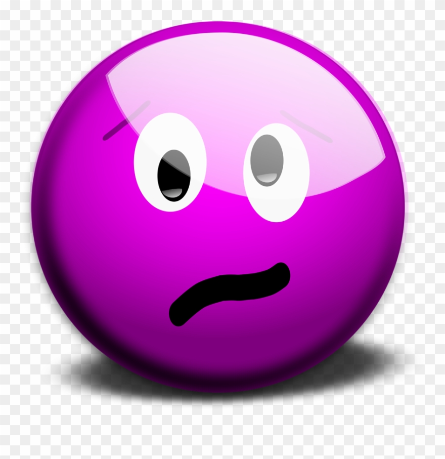 Purple Smiley Face Clip Art N14 - Smiley Emoticon - Png Download
