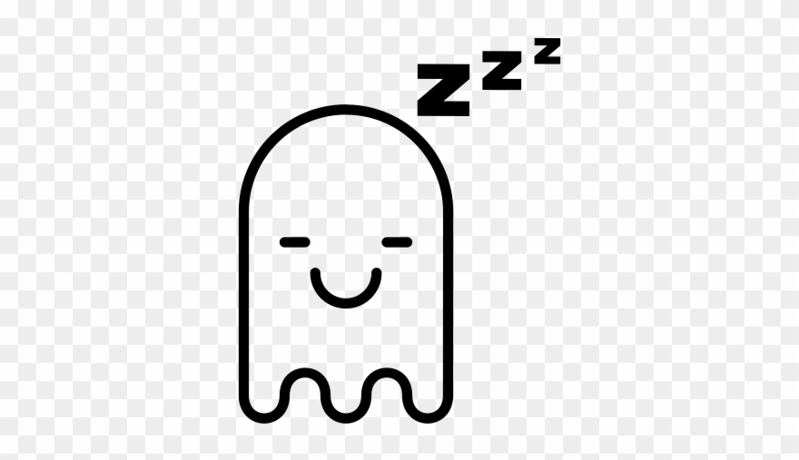 Sleepy Rubber Stamp - Coloring Book Clipart