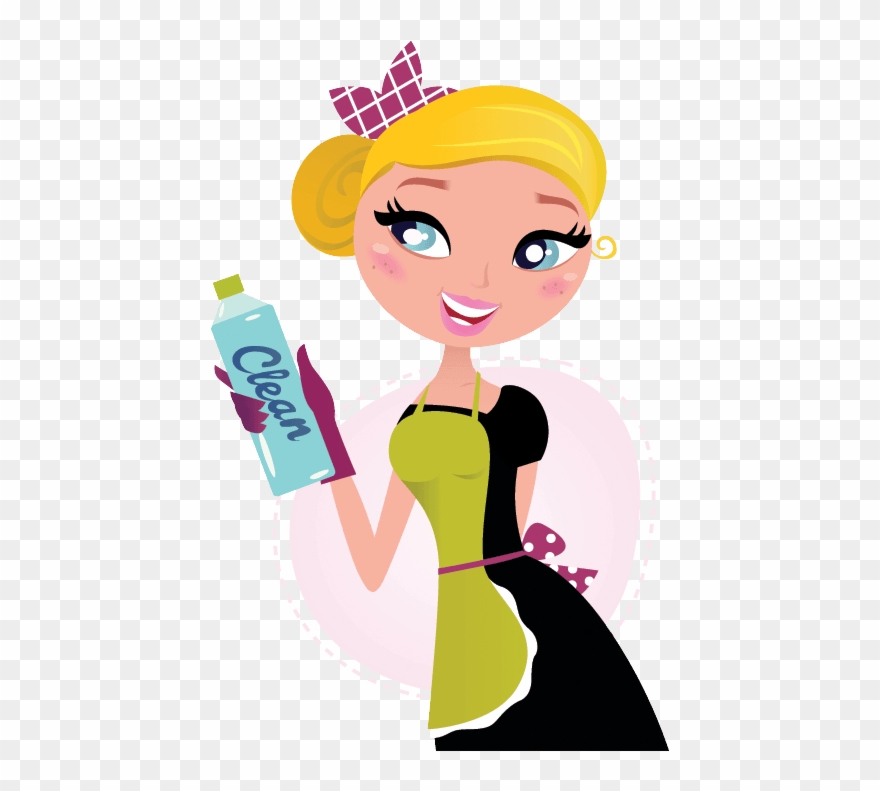 Schedule Your Free Quote Now - Maid Cleaning Cartoon Clipart