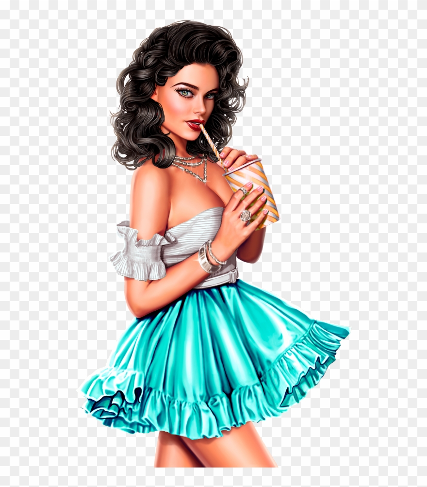 Album, Clip Art, Good Looking Women, Illustrations, - Clip Art - Png Download