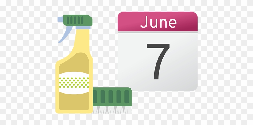 Cleaning Schedule - Maid Service Clipart