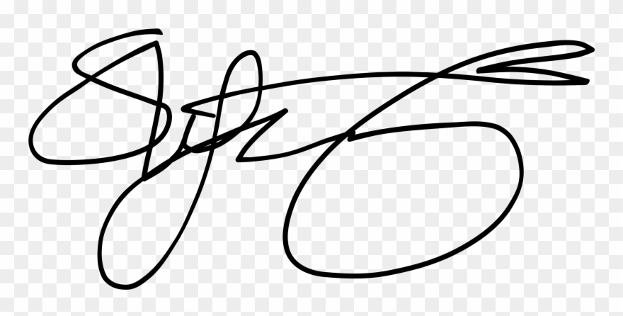 Open - Lady Signature Clipart