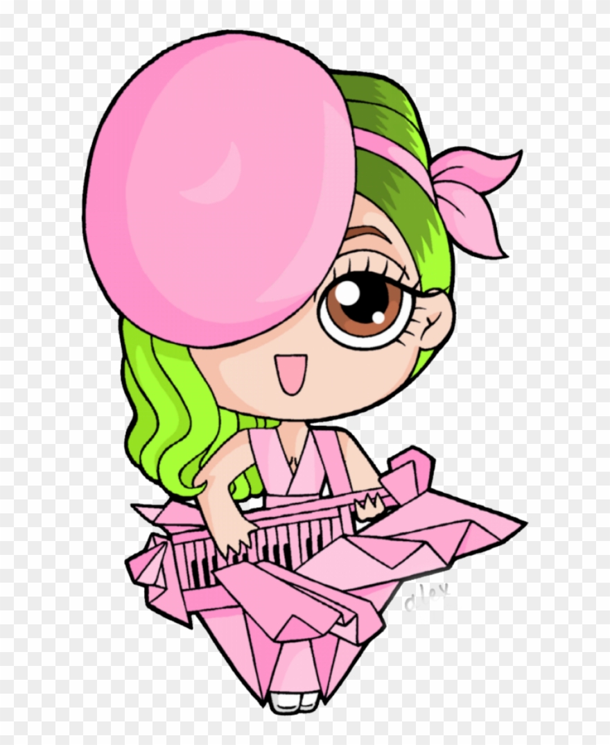 Mq Pink Ladygaga Princess Chibi - Lady Gaga Clipart