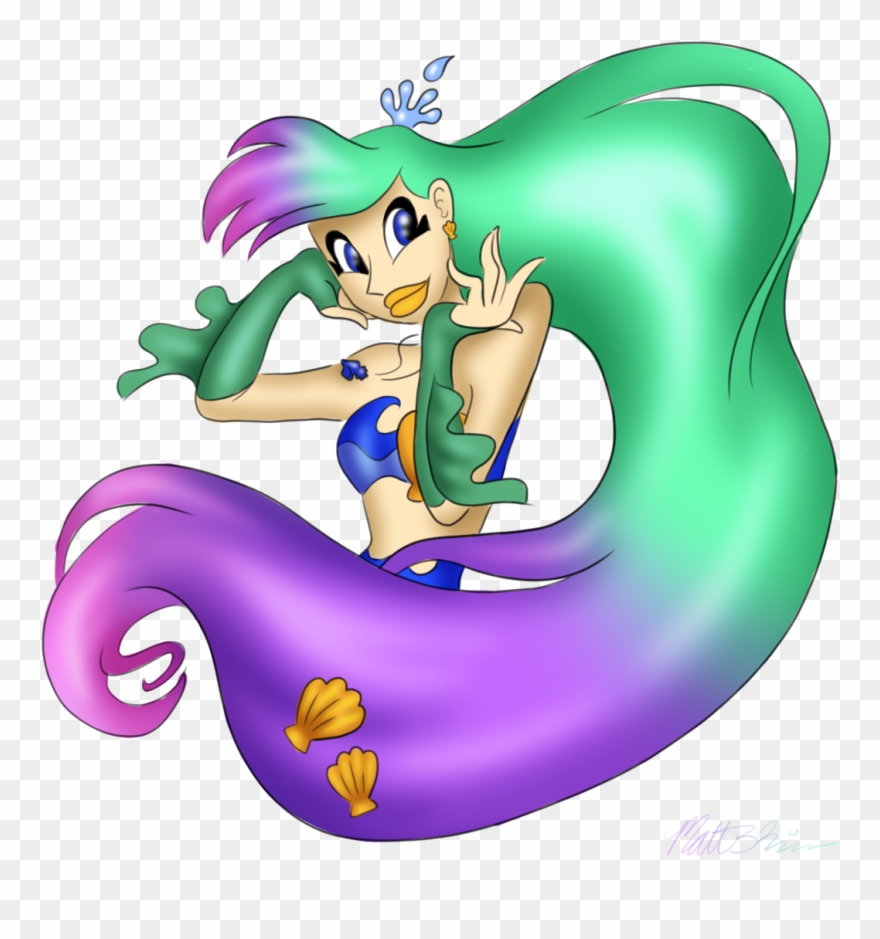 “i'm Just A *little* Mermaid“ - Cartoon Clipart