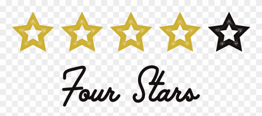 Four Stars Out Of Five Clipart