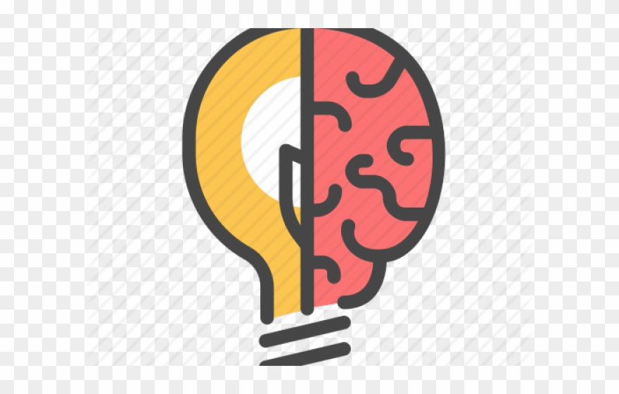 Think Clipart Lightbulb - Thought - Png Download